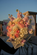 Blush Garden Hydrangea & Garden Rose Bouquet